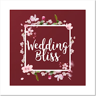 Wedding Bliss Pink Flowers Posters and Art